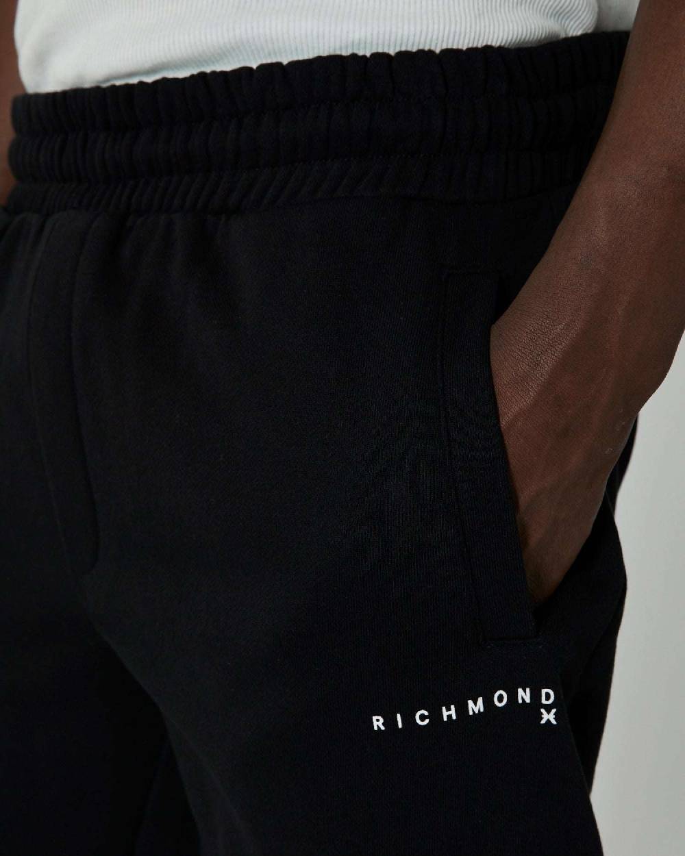 John Richmond Pantaloni Da Jogging Con Logo Sul Davanti