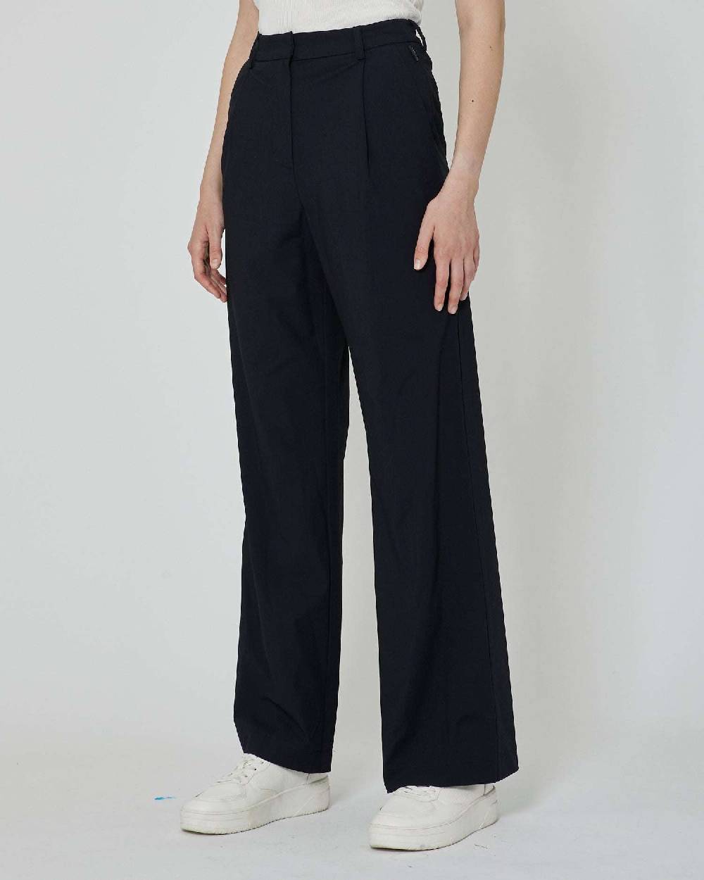 John Richmond Pantaloni Dritti Con Etichetta Logata