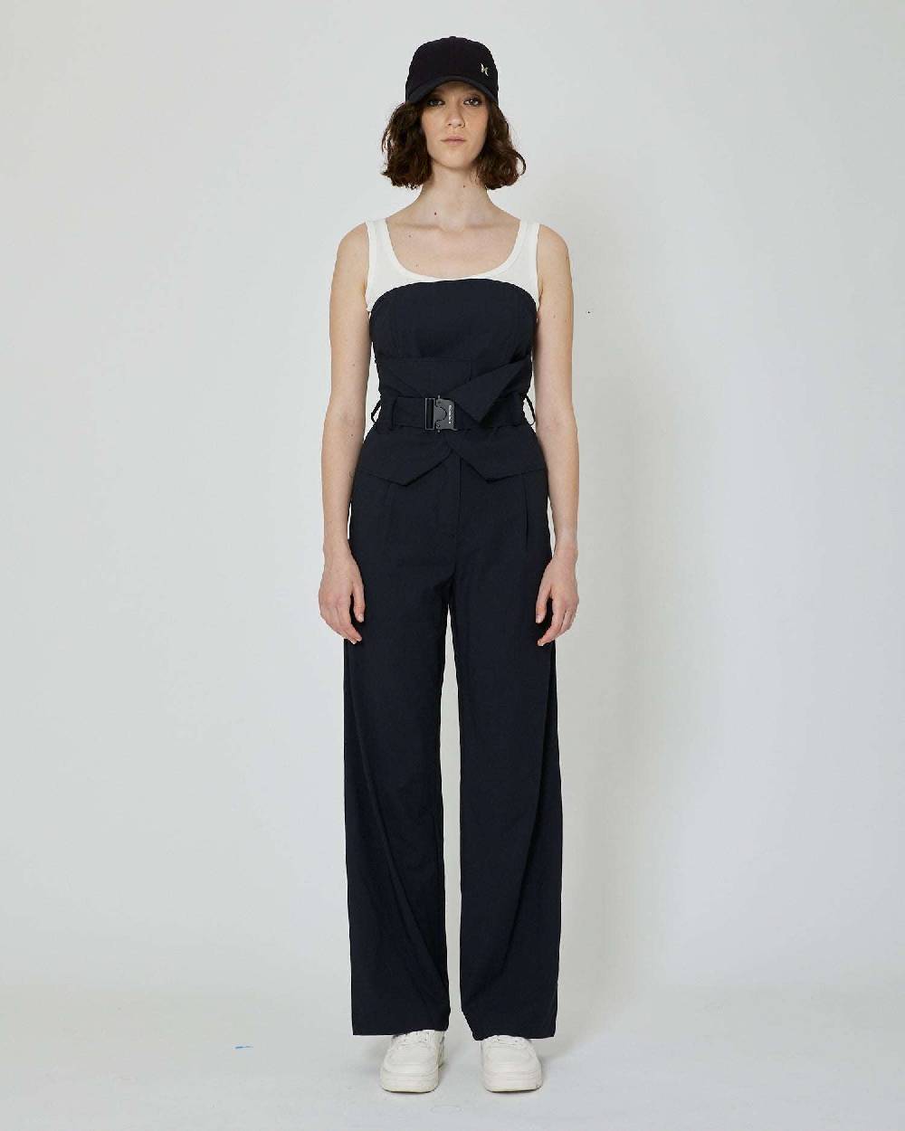 John Richmond Pantaloni dritti con etichetta logata