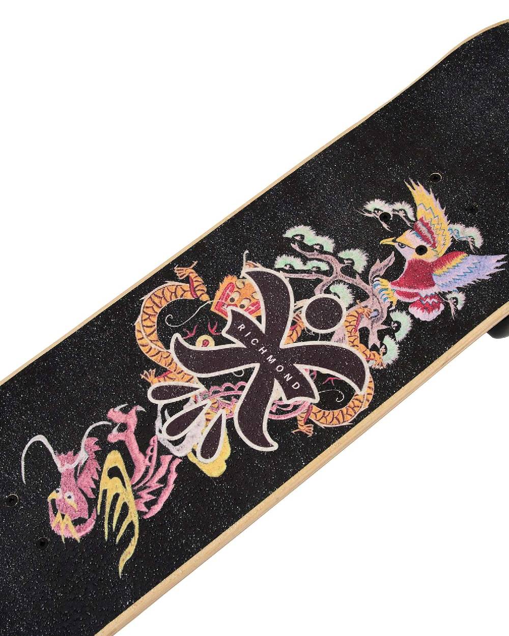 John Richmond Skateboard Con Decorazione A Contrasto
