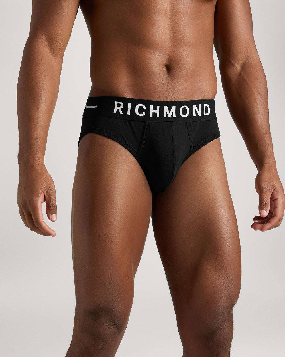 Richmondunderwear Slip Vita Bassa In Cotone Pettinato