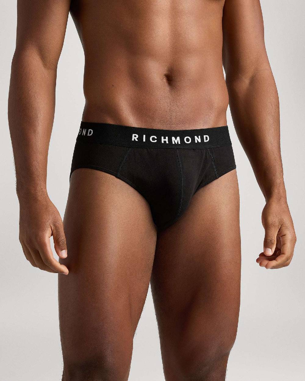 Richmondunderwear Slip Vita Bassa In Cotone Pettinato