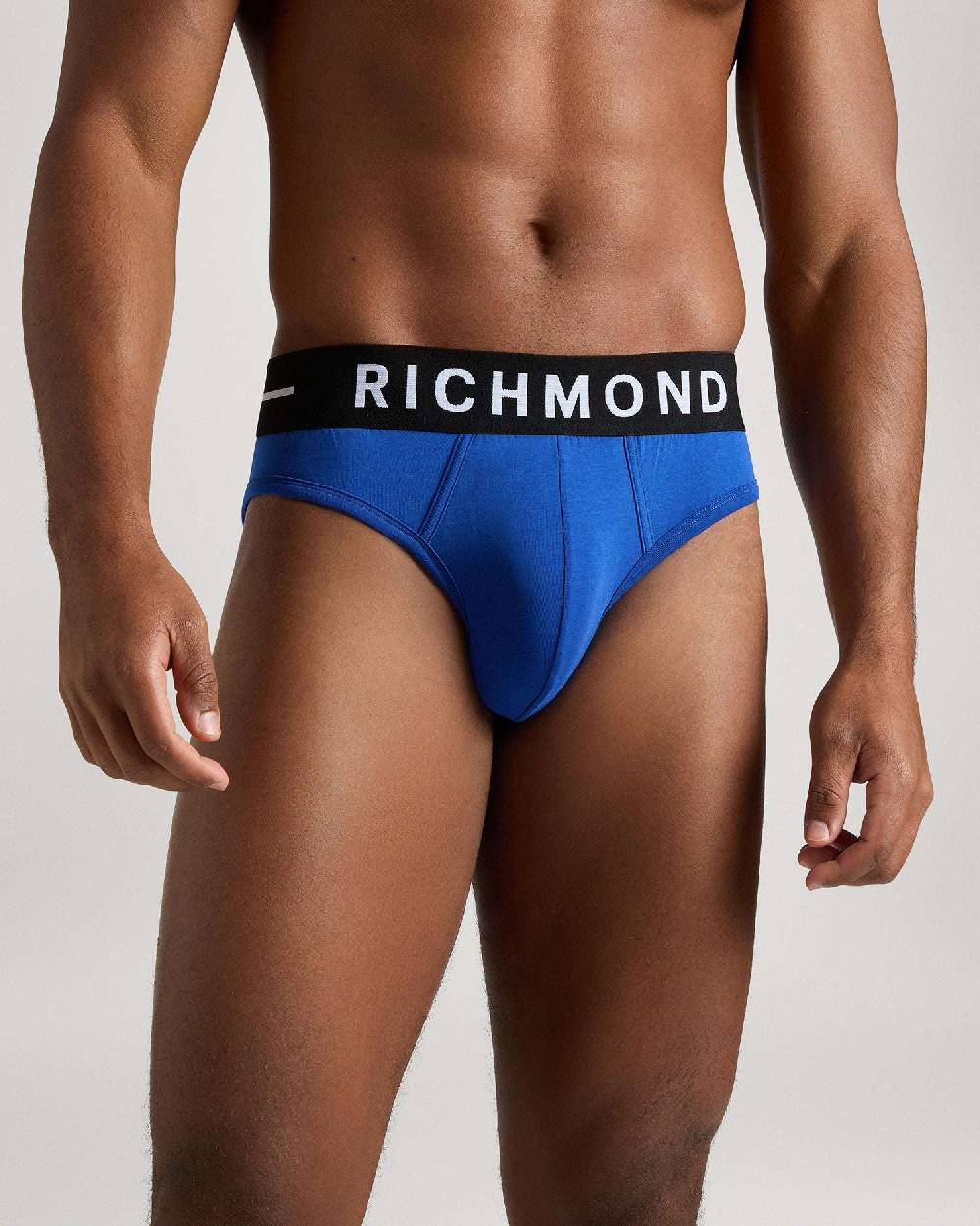 Richmondunderwear Slip Vita Bassa In Cotone Pettinato