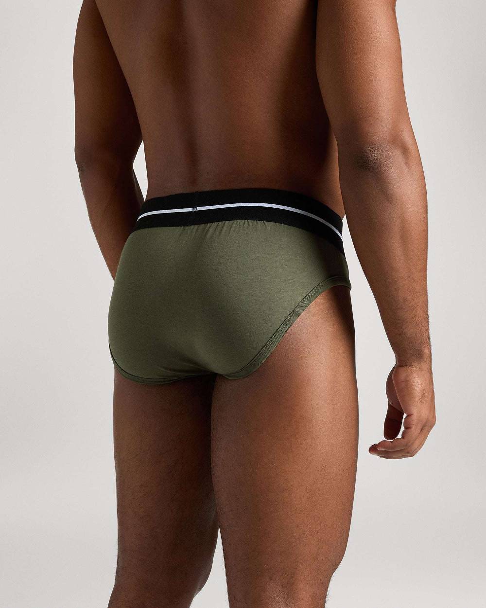 Richmondunderwear Slip Vita Bassa In Cotone Pettinato