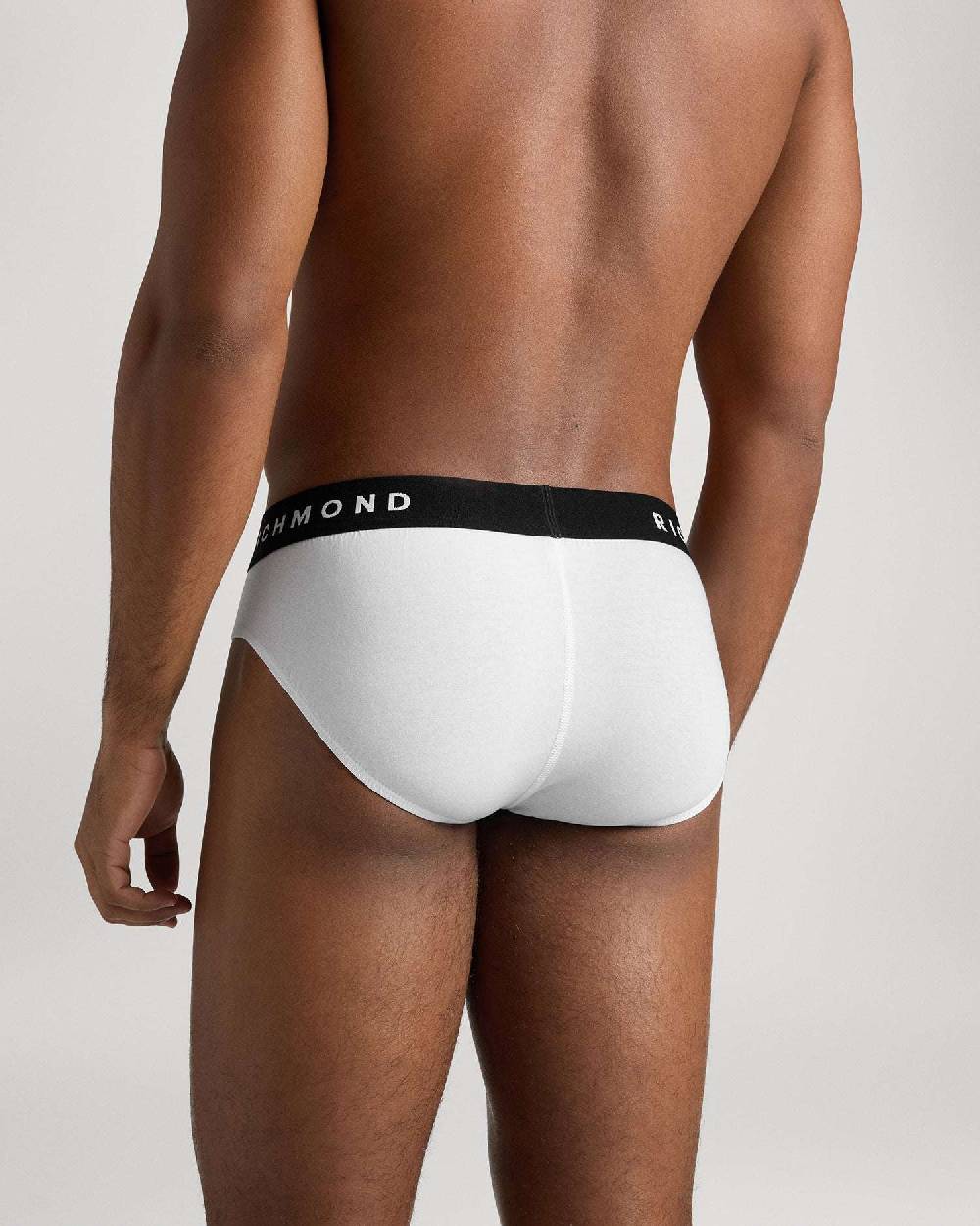 Richmondunderwear Slip Vita Bassa In Cotone Pettinato