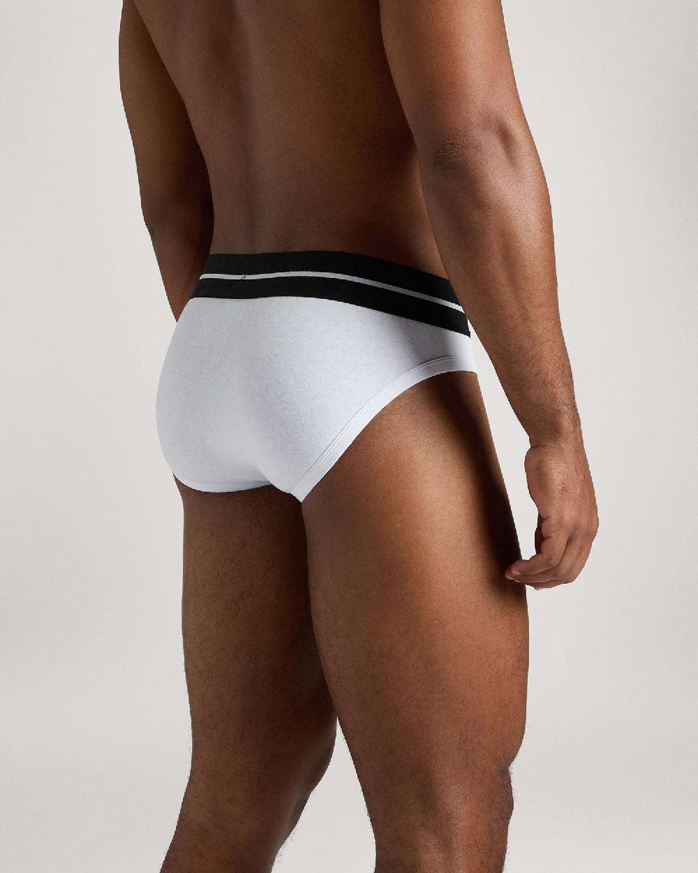 Richmondunderwear Slip Vita Bassa In Cotone Pettinato