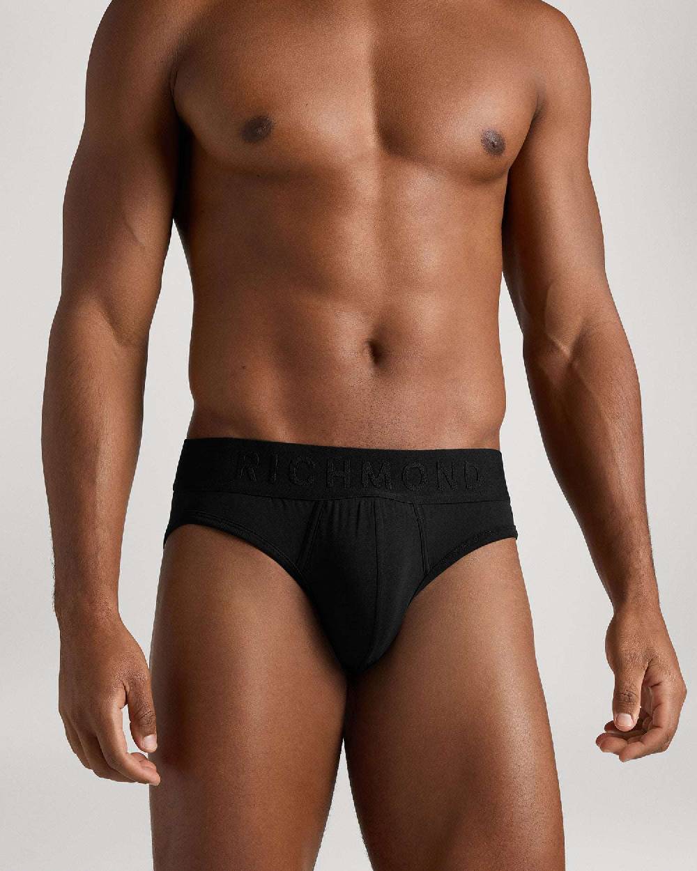 Richmondunderwear Slip Vita Bassa In Cotone Pettinato