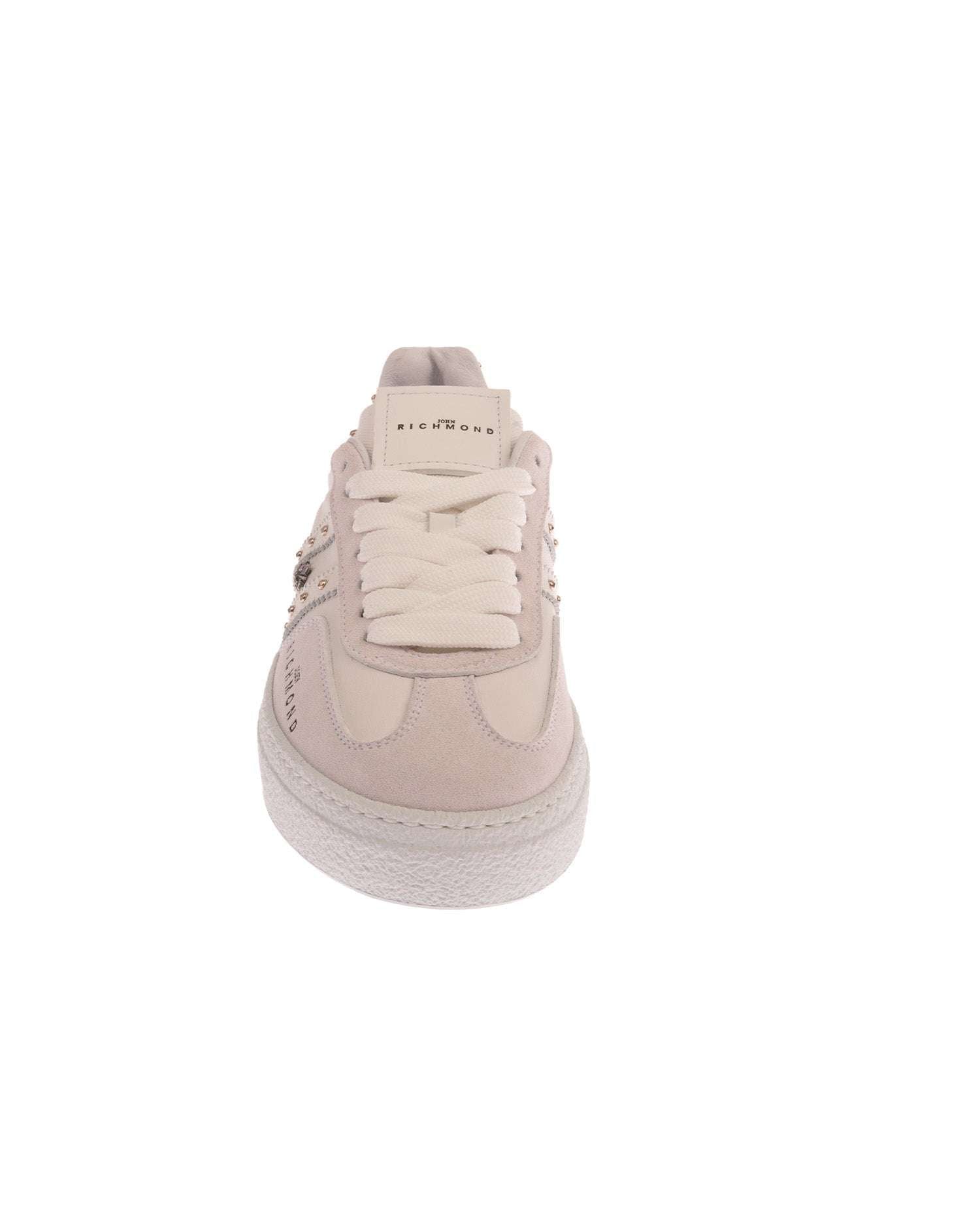 John Richmond - RICHENKA Sneakers In Pelle Con Bande Laterali E Borchiette