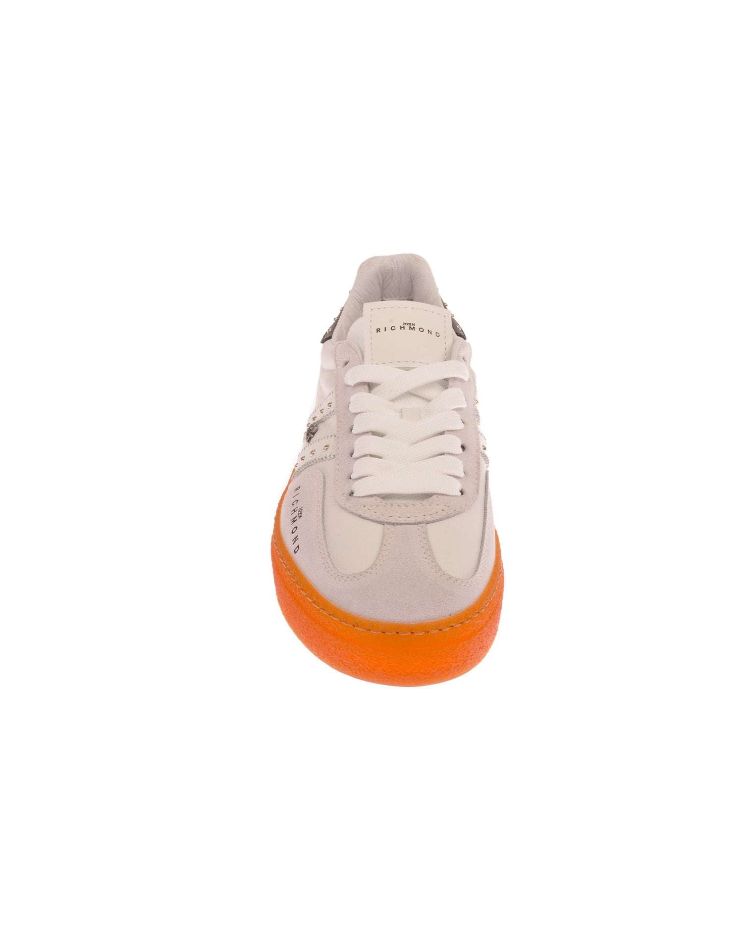 John Richmond - RICHENKA Sneakers In Pelle Con Bande Laterali E Borchiette