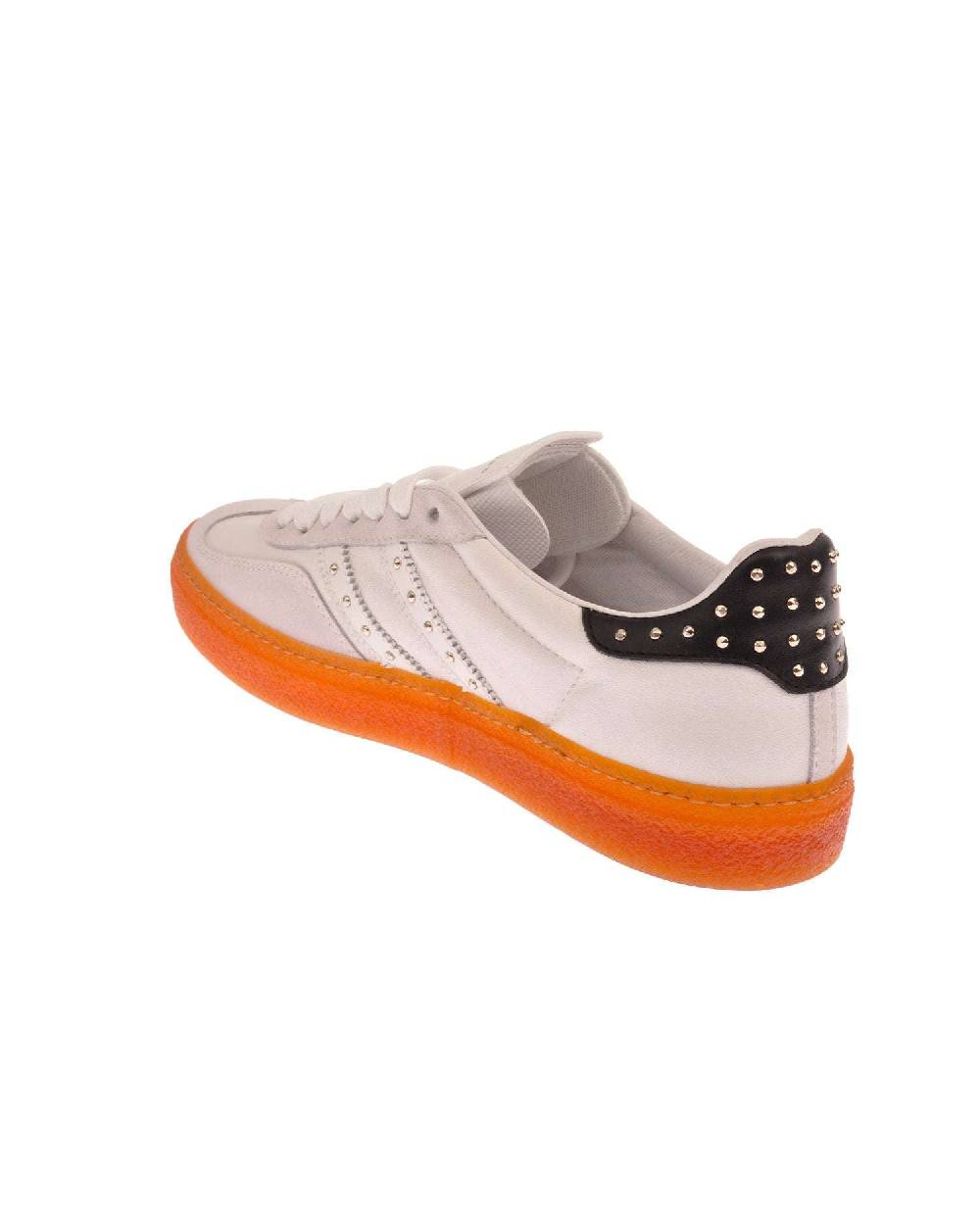 John Richmond - RICHENKA Sneakers In Pelle Con Bande Laterali E Borchiette
