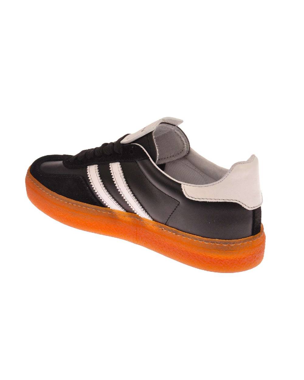 John Richmond Sneakers In Pelle Con Logo E Bande Laterali