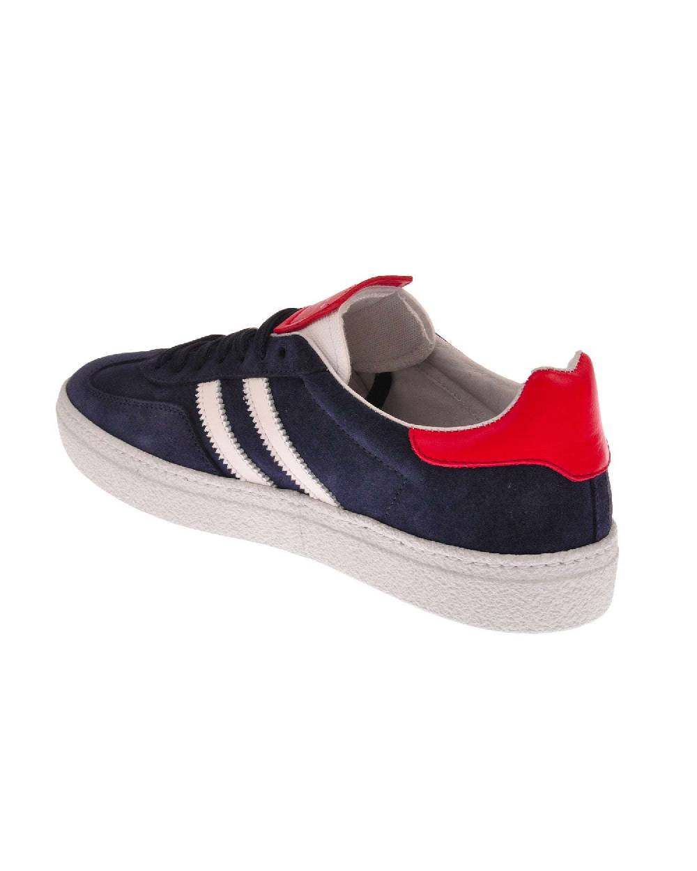 John Richmond Sneakers In Pelle Con Logo E Bande Laterali