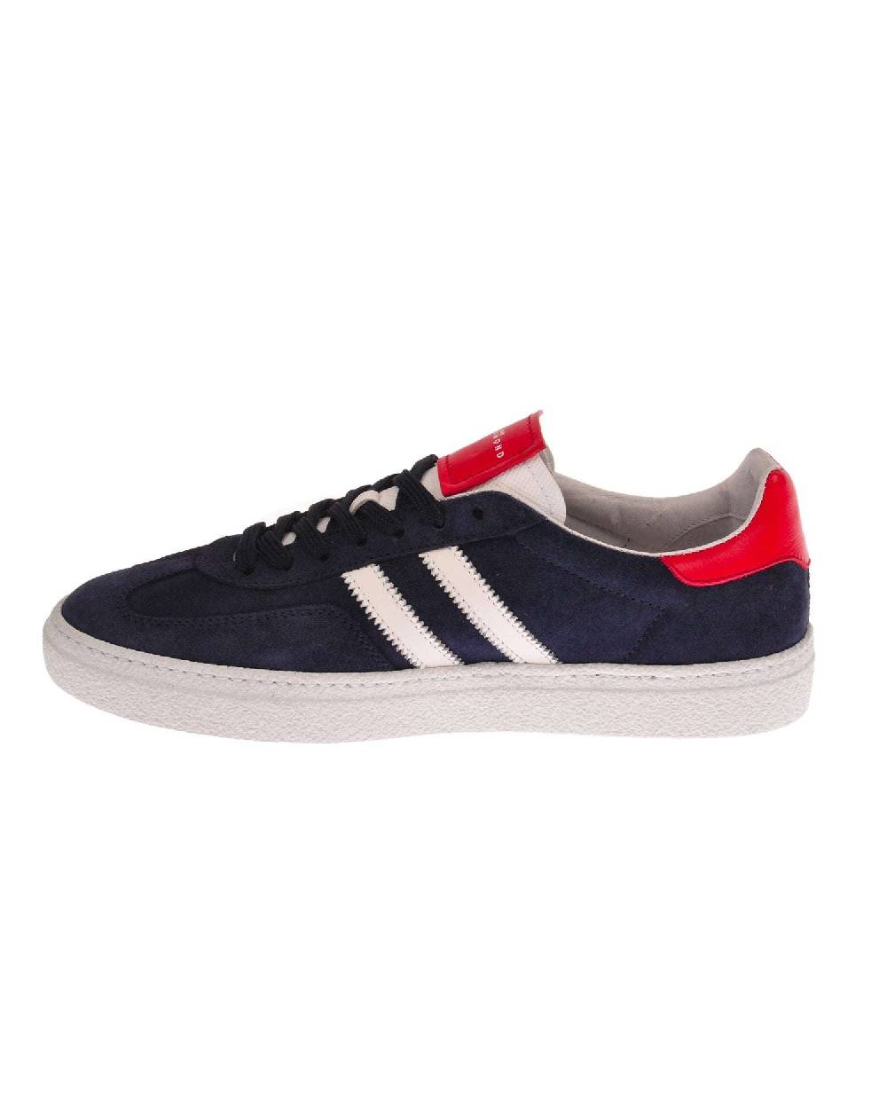 John Richmond Sneakers In Pelle Con Logo E Bande Laterali