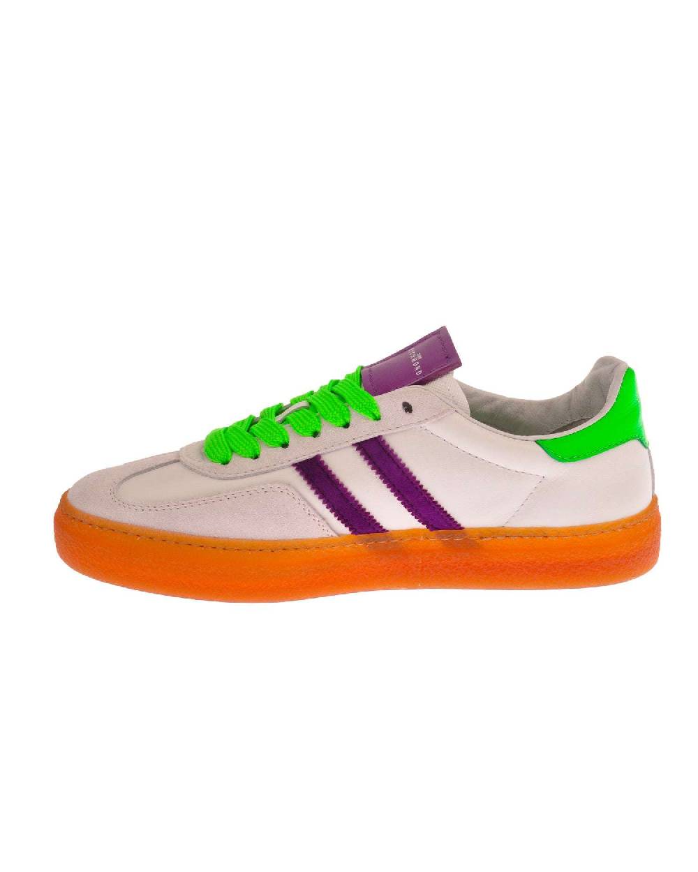 John Richmond Sneakers In Pelle Con Logo E Bande Laterali