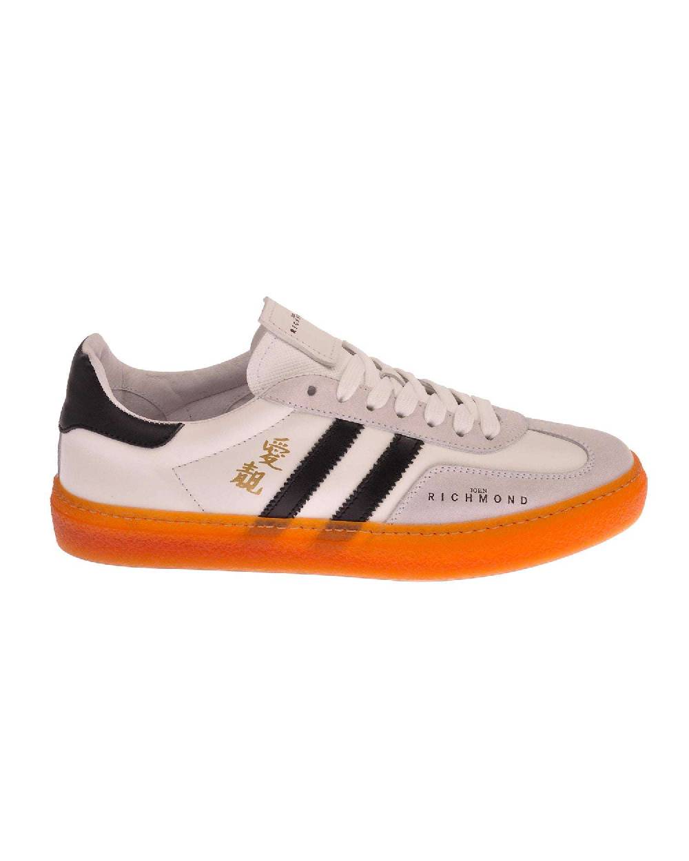 John Richmond - RICHENKA Sneakers In Pelle Con Logo E Bande Laterali
