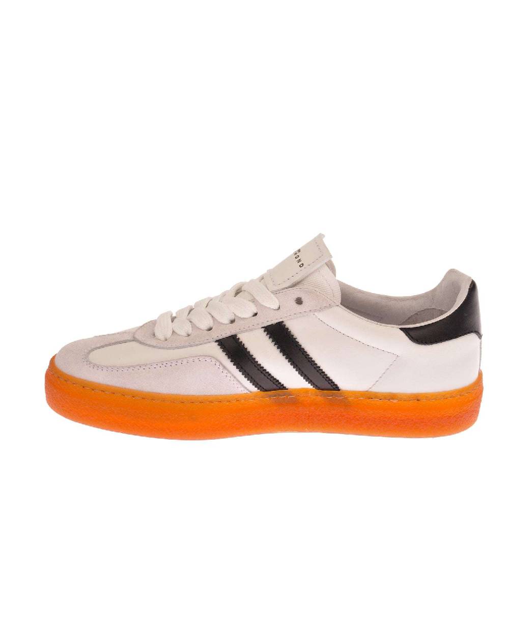 John Richmond Sneakers In Pelle Con Logo E Bande Laterali