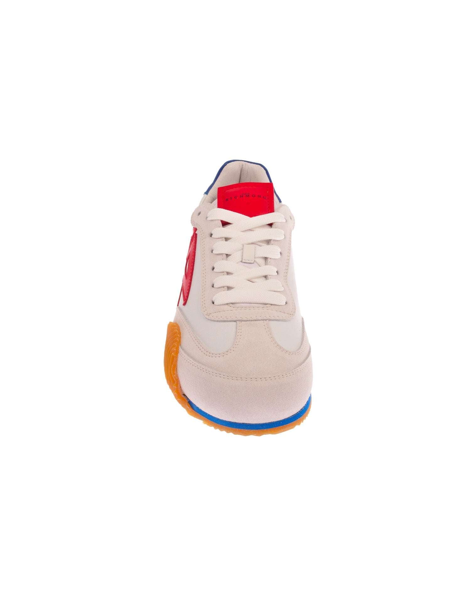 John Richmond Sneakers Tricolor Con Logo JR Laterale