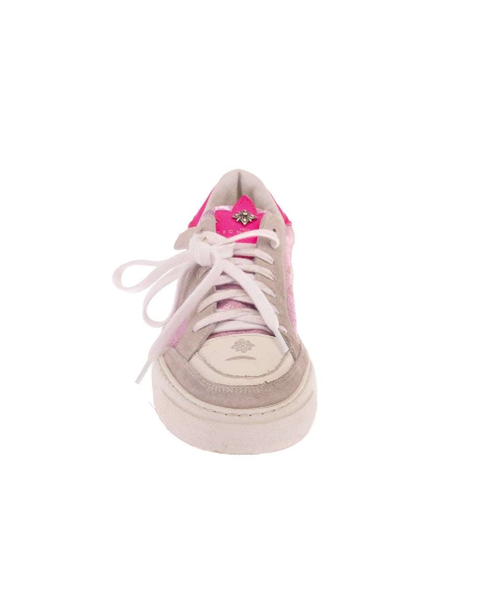 John Richmond Sneakers Tricolor Con Stampa Laterale