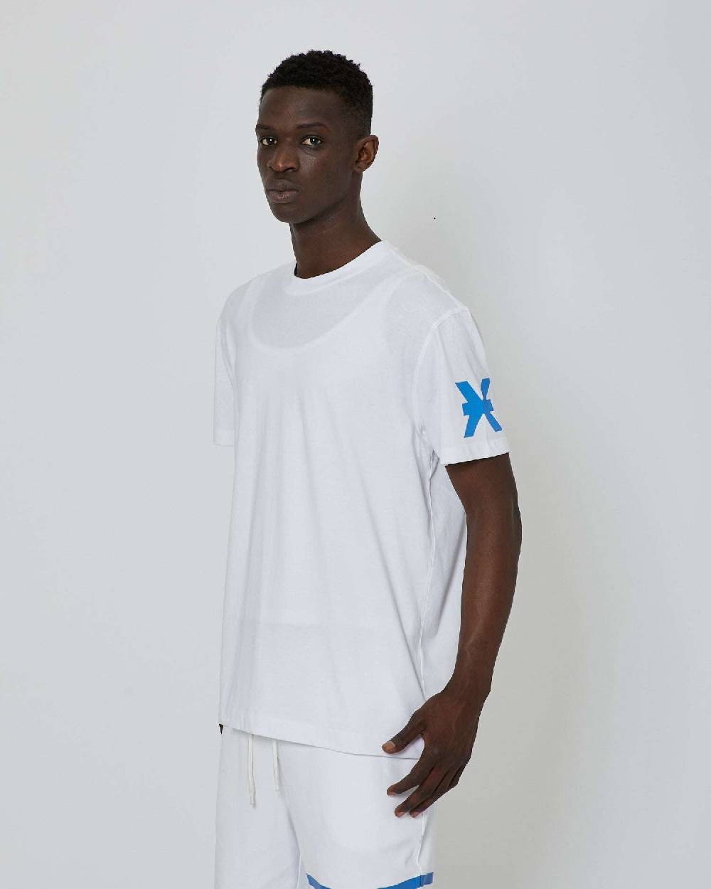 John Richmond T-shirt Basic Con Logo Applicato Sulla Manica