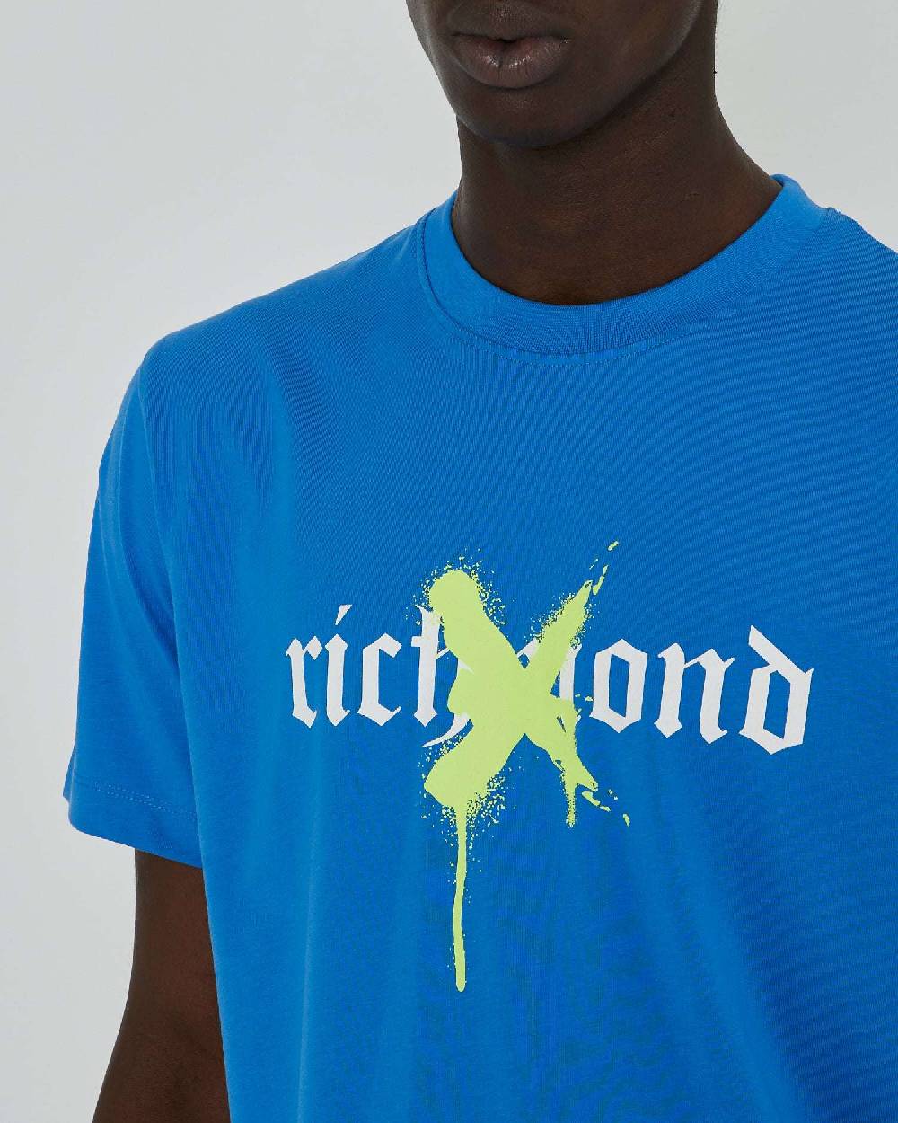 John Richmond T-shirt Con Grafica Stampata Sul Davanti