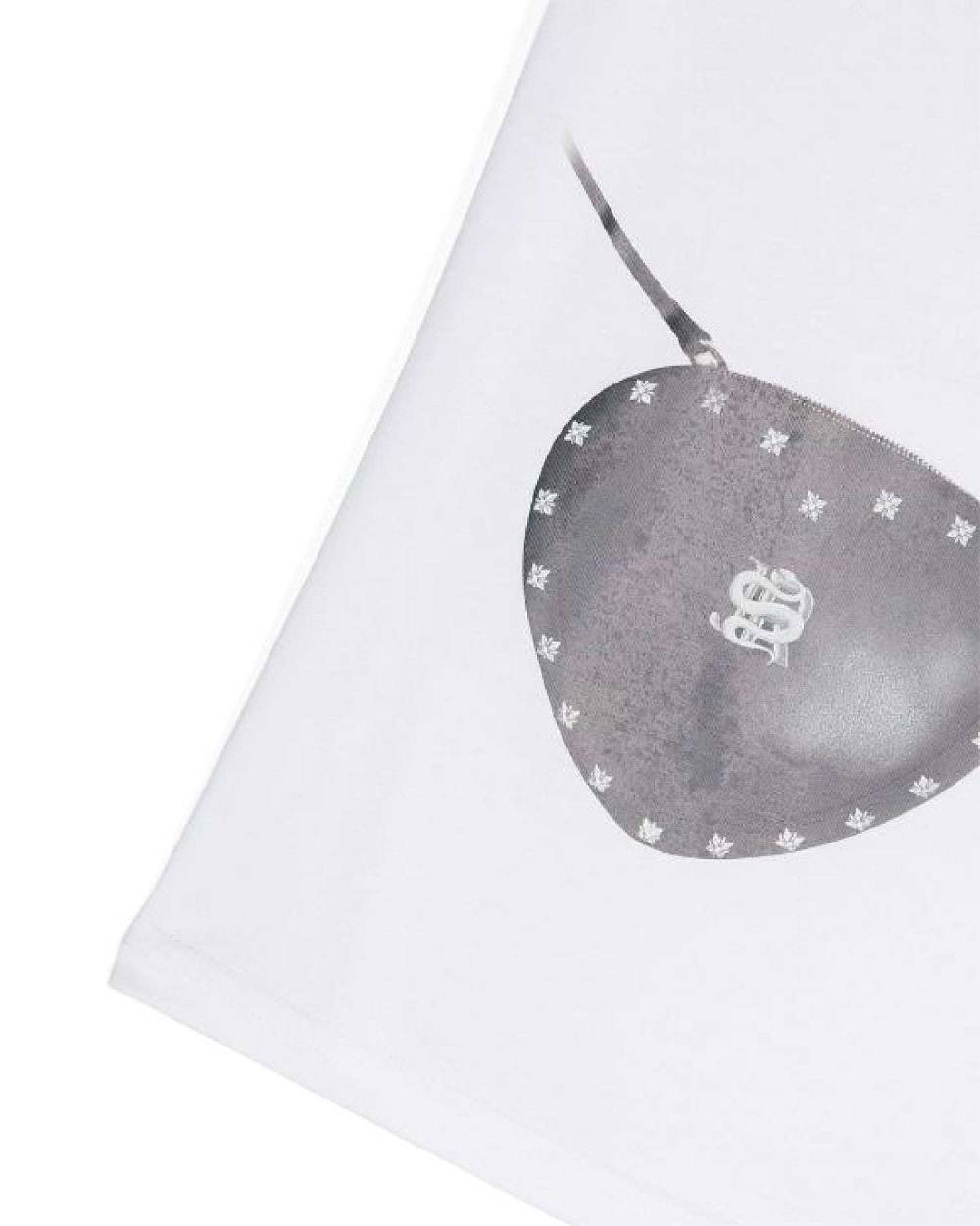 John Richmond Kids T-shirt Con Grafica Sul Davanti E Sul Retro