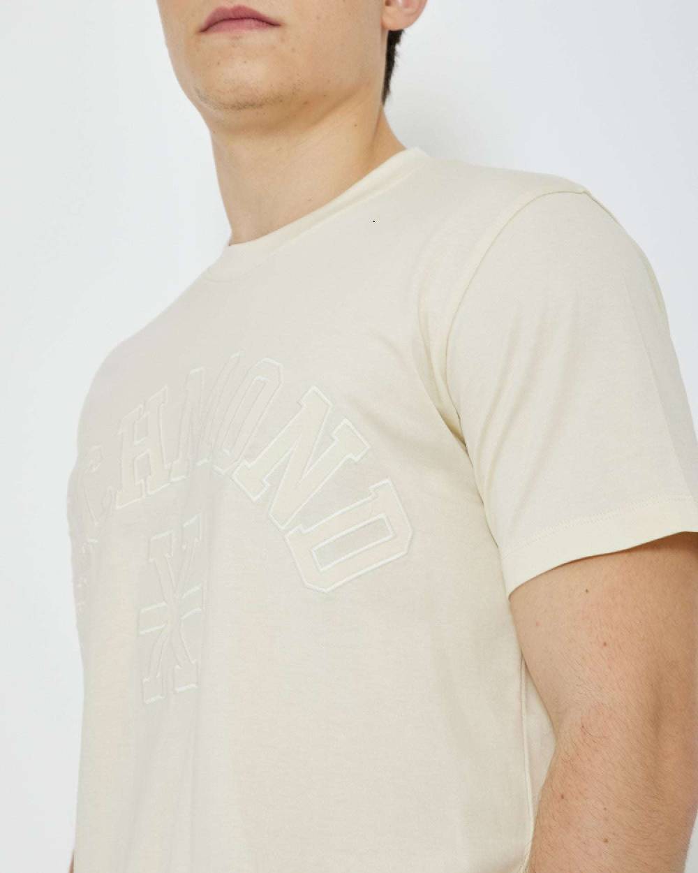 John Richmond T-shirt Con Logo A Contrasto Sul Davanti