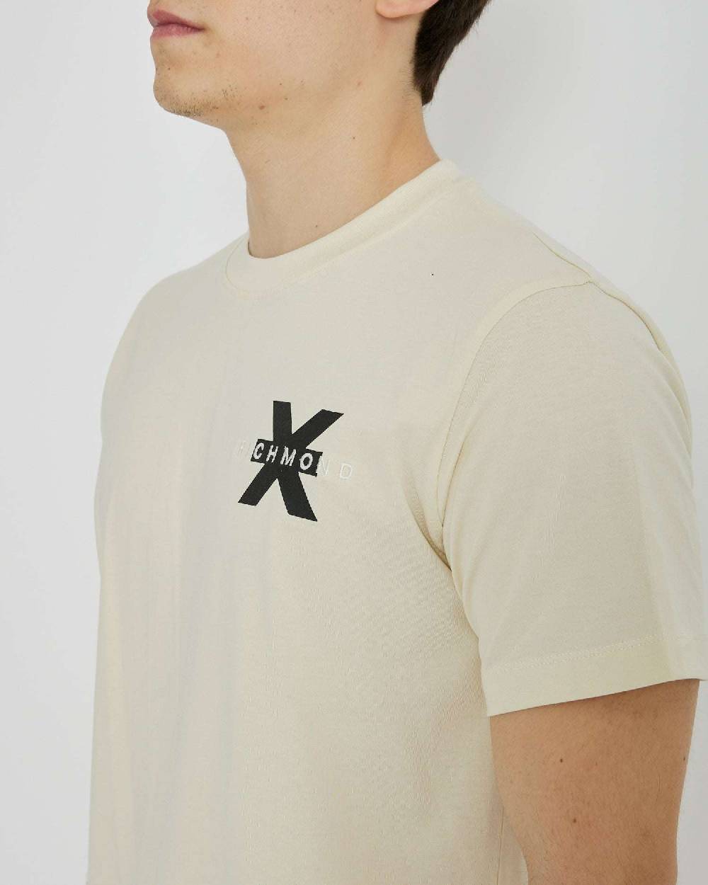John Richmond T-shirt Con Logo Ricamato Sul Davanti