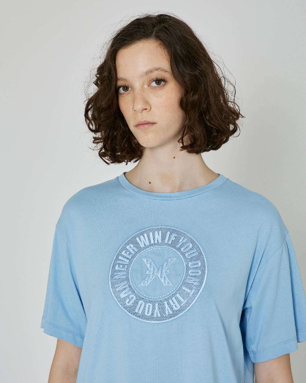 John Richmond T-shirt Con Logo Ricamato Sul Davanti