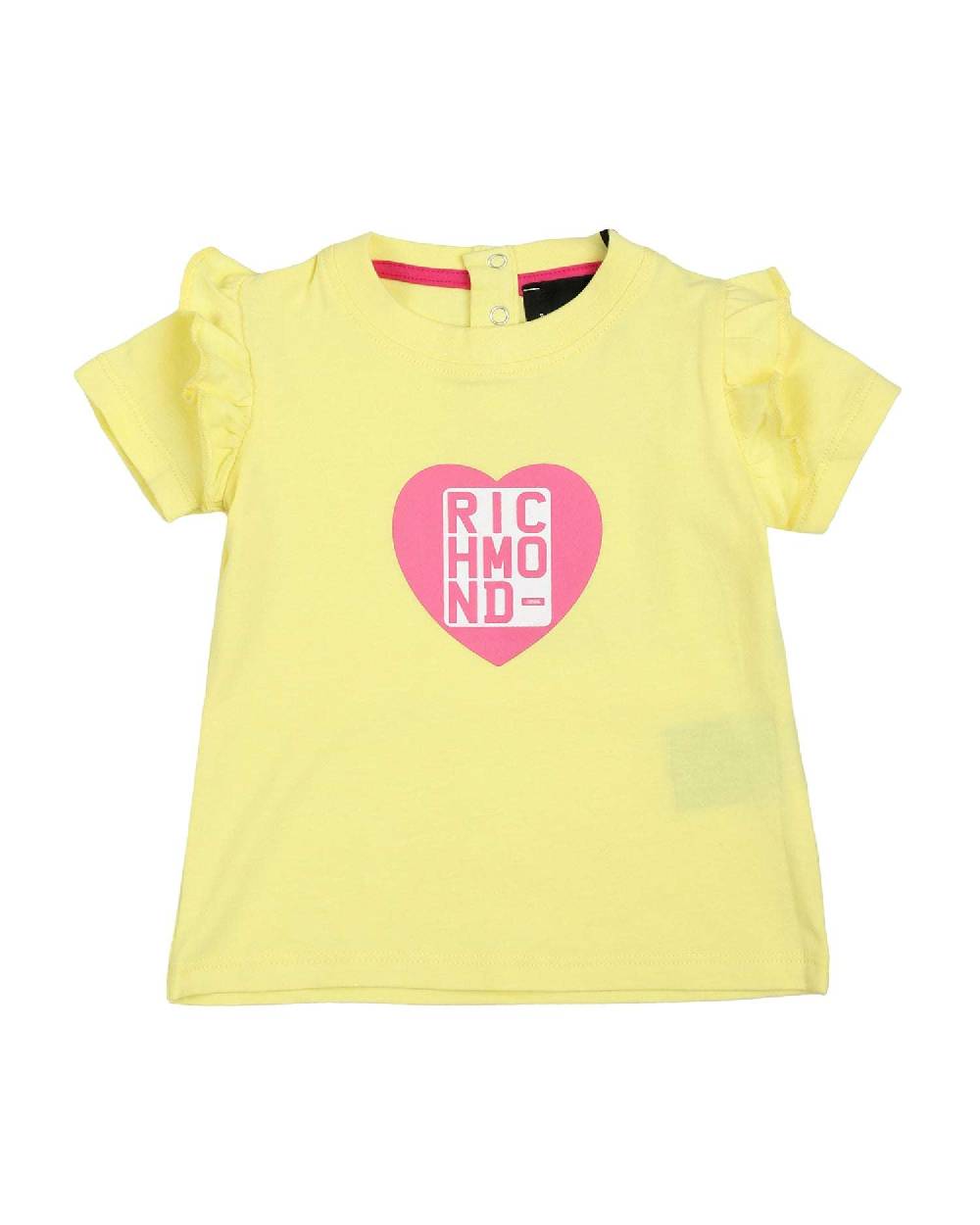 John Richmond kids T-shirt con logo stampato a cuore