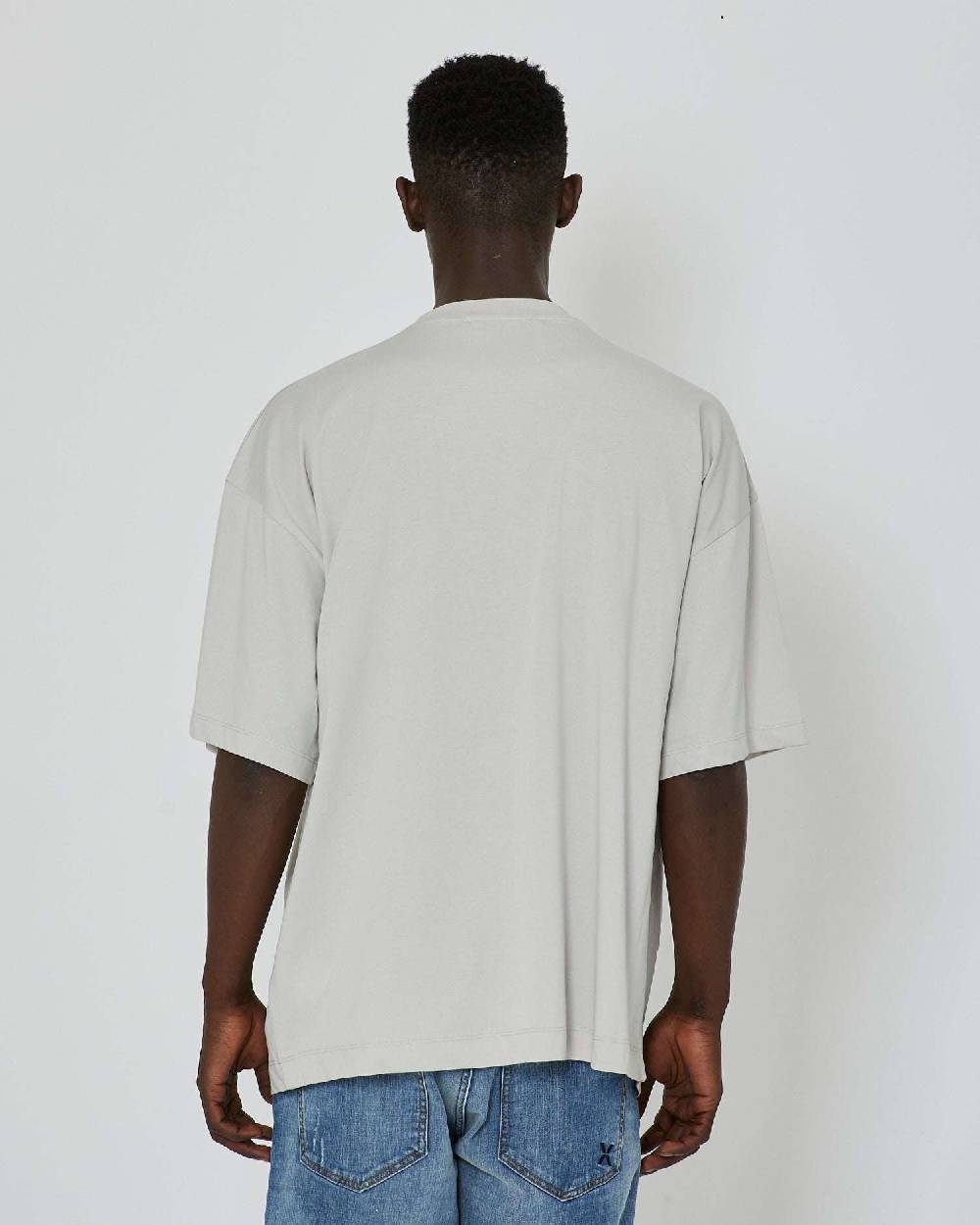 John Richmond T-shirt Over Con Stampa Ricamata Sul Davanti