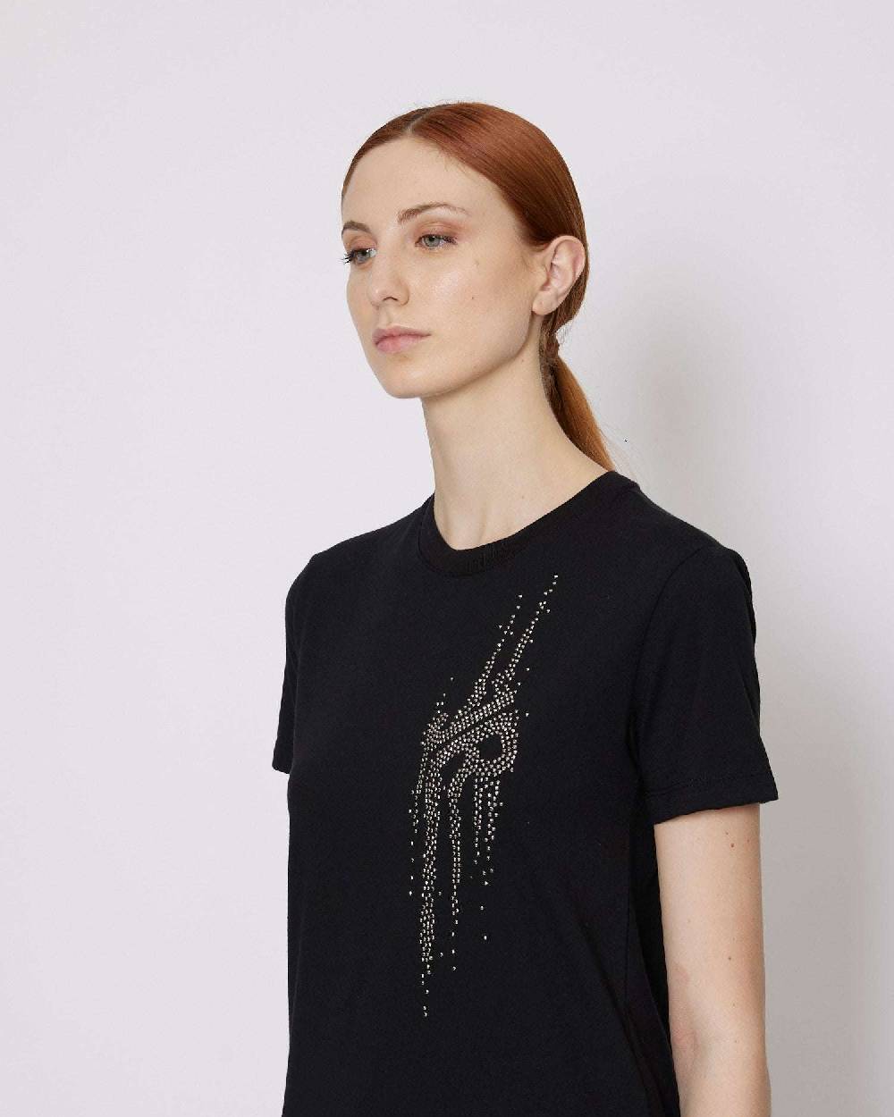 John Richmond T-shirt Regolare Con Logo Applicato Sul Davanti