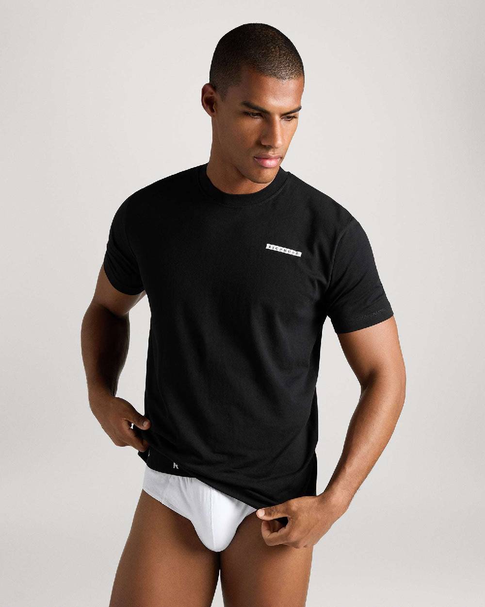 Richmondunderwear T-shirt Regular Con Logo A Contrasto