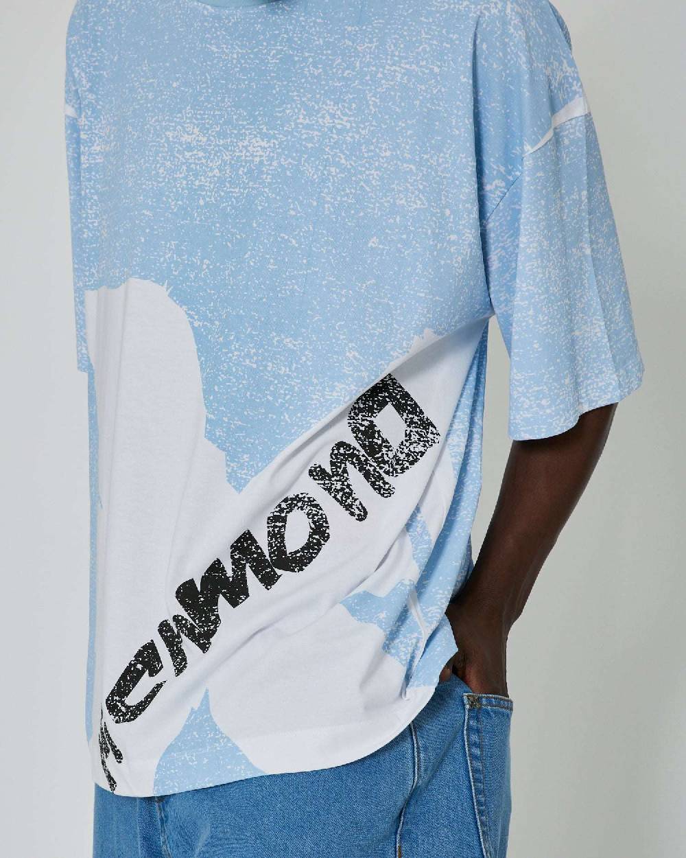 John Richmond T-shirt Regular Con Stampa Sul Davanti