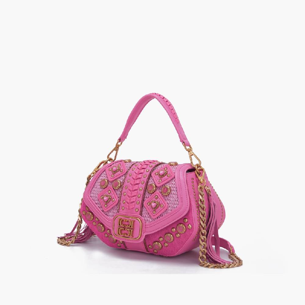 La Carrie BORSA A MANO FICUS FUXIA