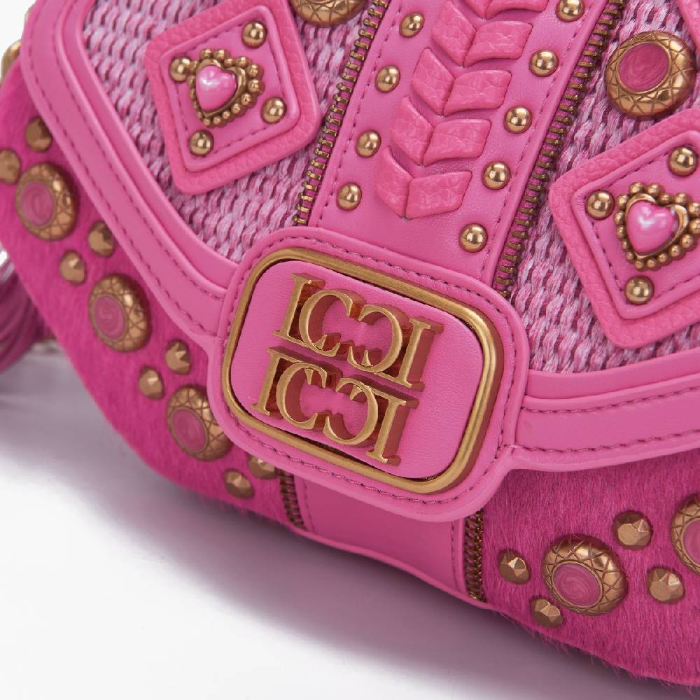 La Carrie BORSA A MANO FICUS FUXIA