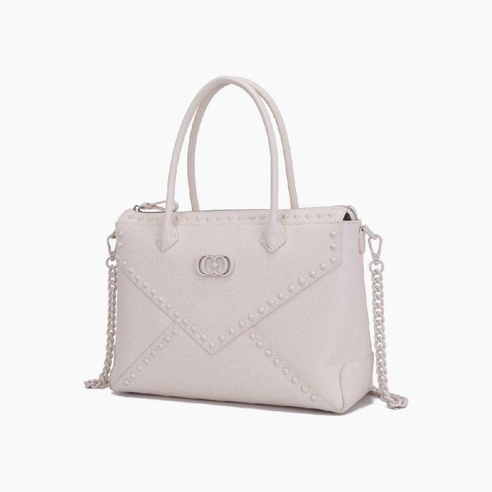 La Carrie BORSA A MANO FRIVOLOUS IVORY