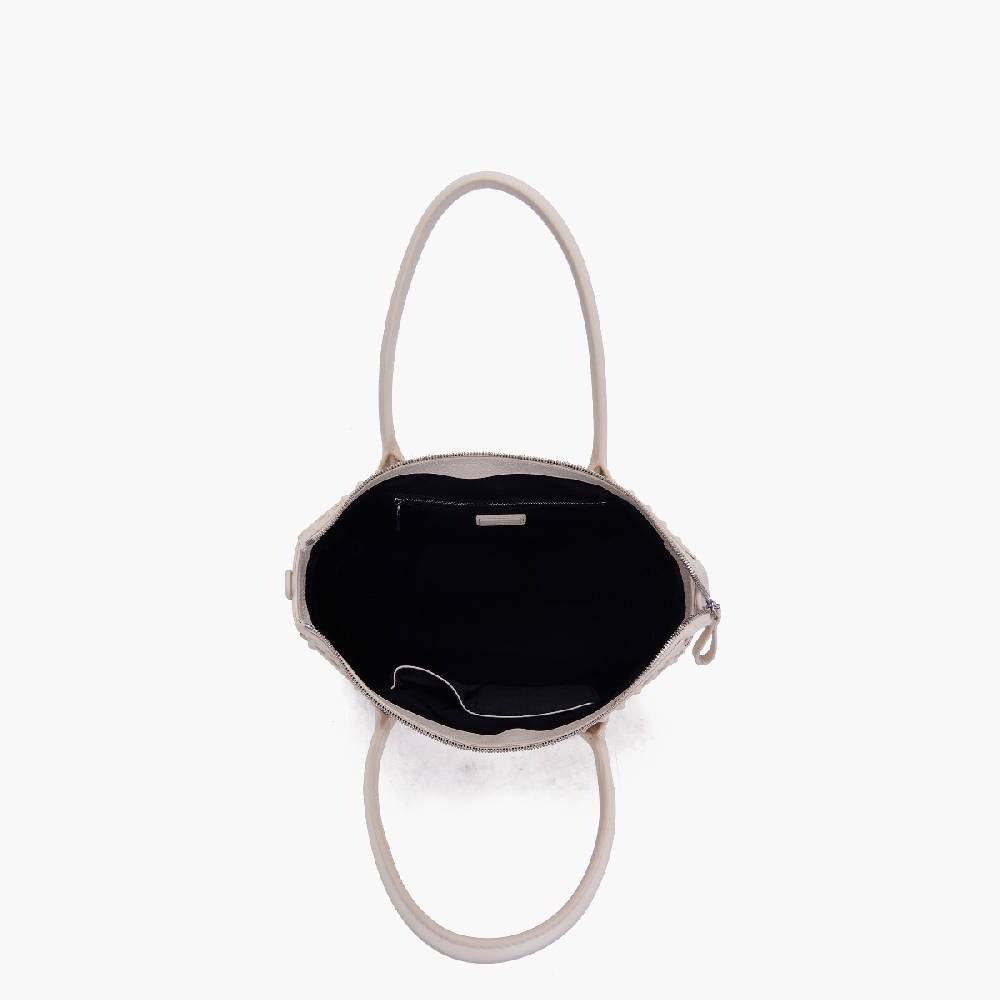 La Carrie BORSA A MANO FRIVOLOUS IVORY