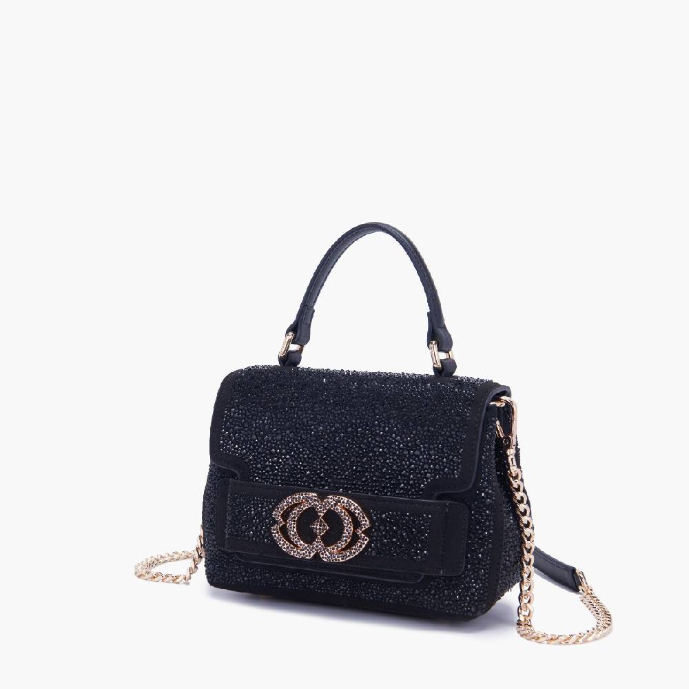 La Carrie BORSA A MANO LOGO NERA