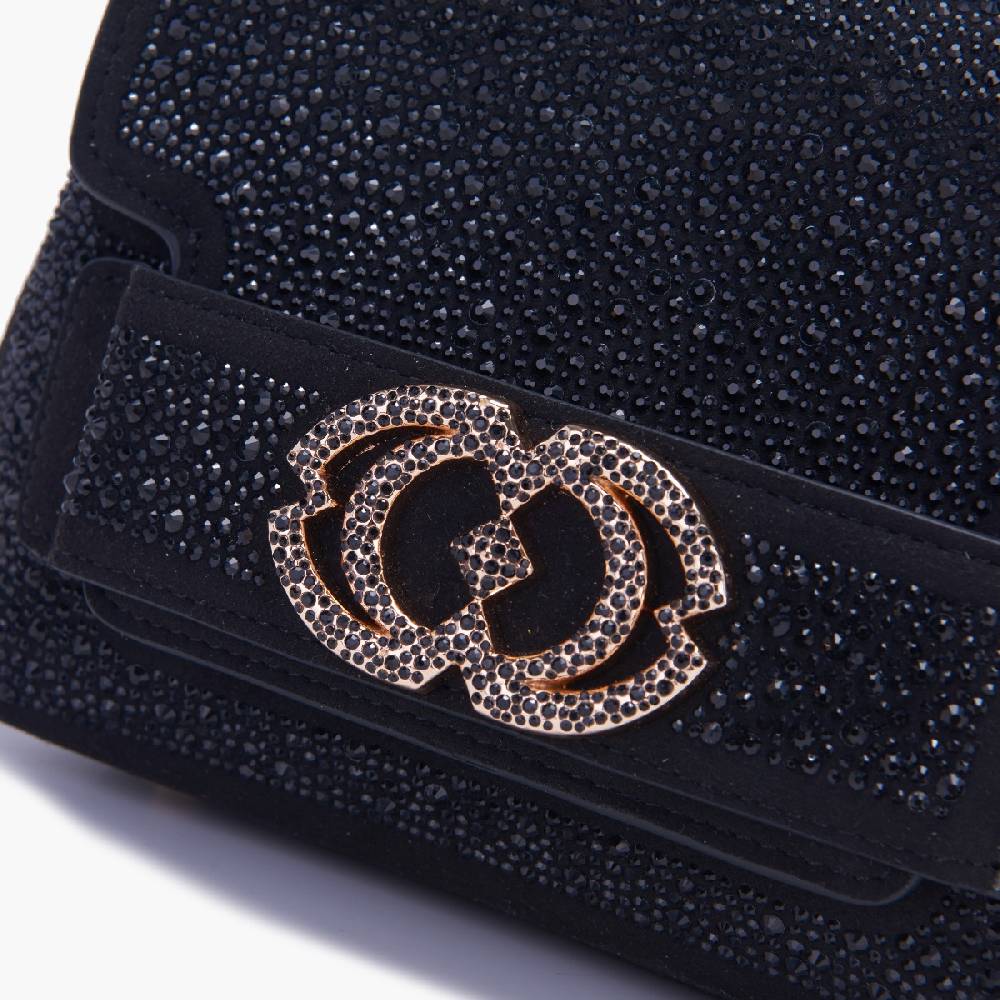 La Carrie BORSA A MANO LOGO NERA