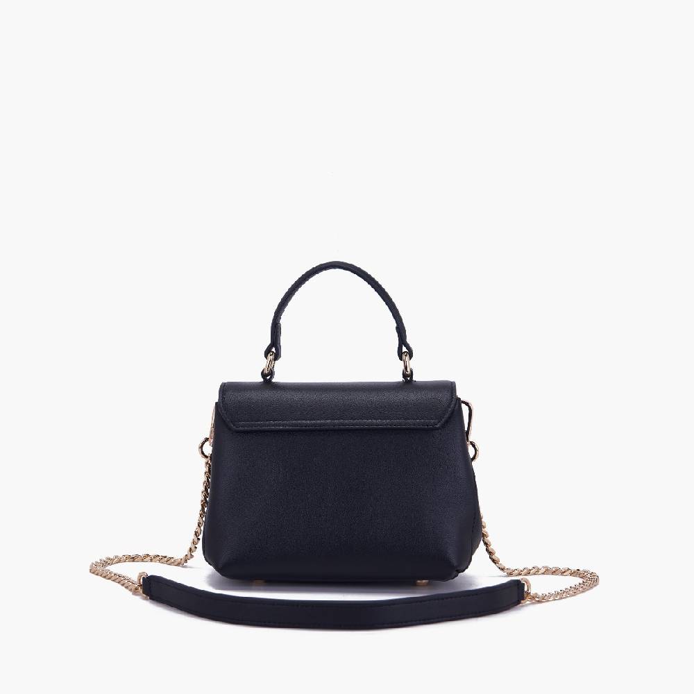 La Carrie BORSA A MANO LOGO Nera