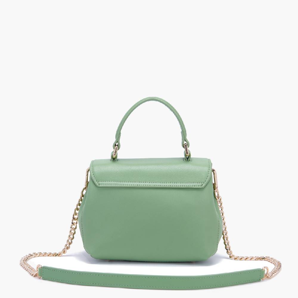 La Carrie BORSA A MANO LOGO PISTACCHIO