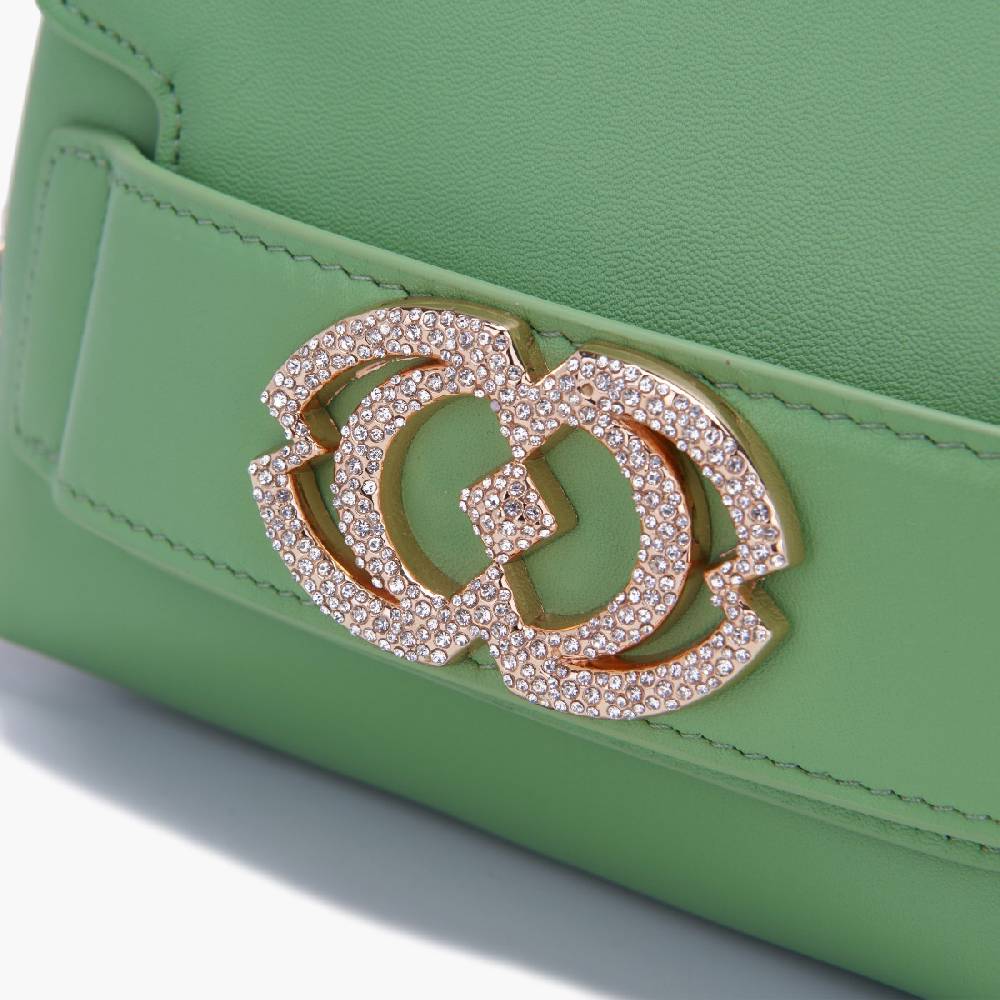 La Carrie BORSA A MANO LOGO PISTACCHIO