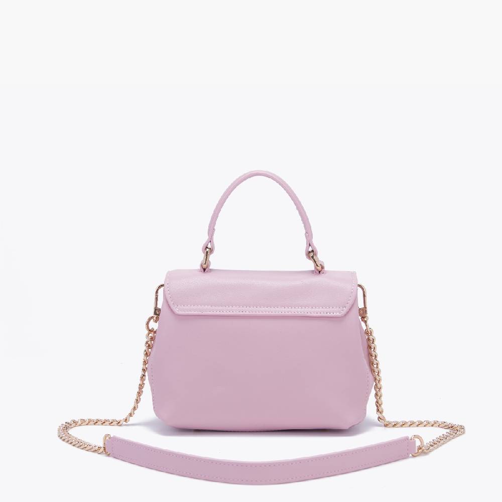 La Carrie BORSA A MANO LOGO ROSA