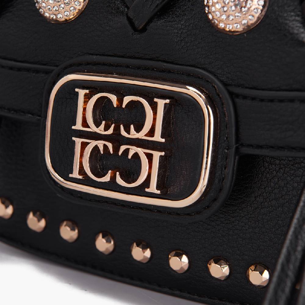 La Carrie BORSA A MANO LUMINESCENCE NERA