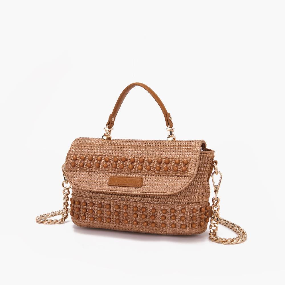 La Carrie BORSA A MANO MALIBU CUOIO