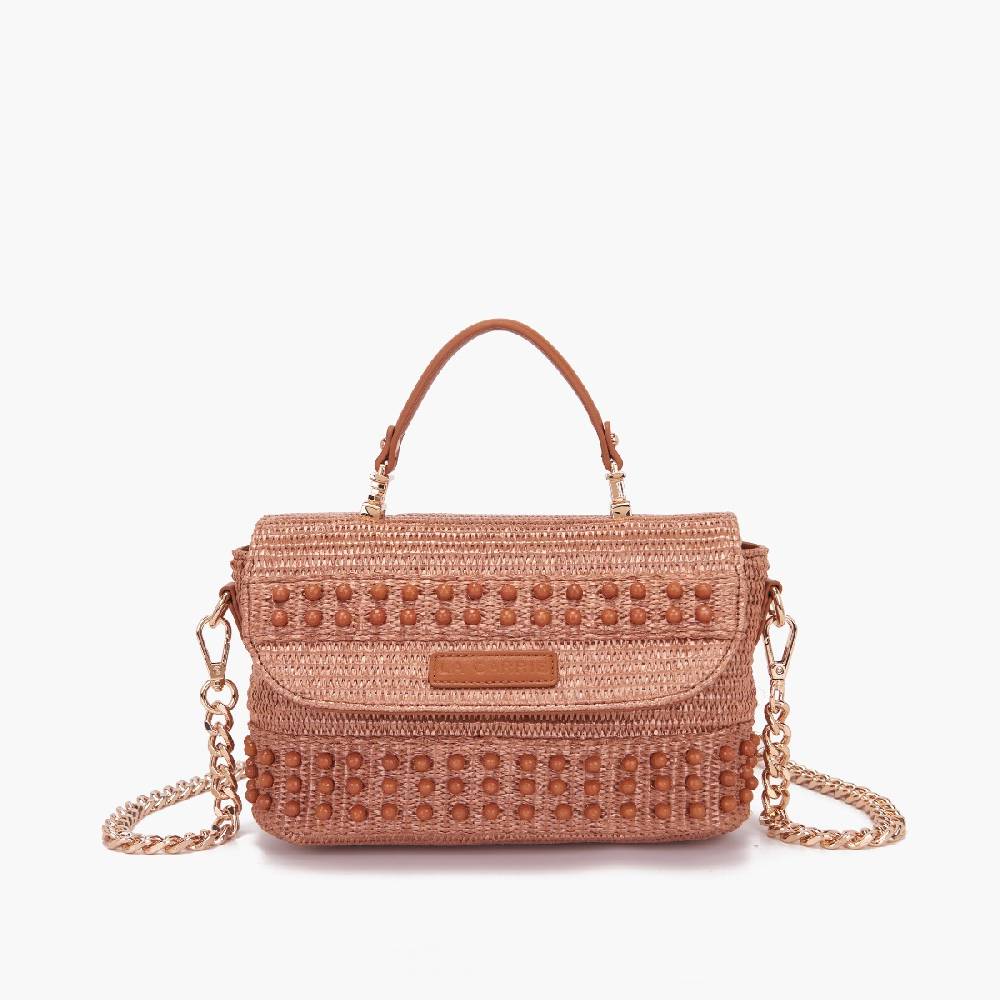 La Carrie BORSA A MANO MALIBU CUOIO