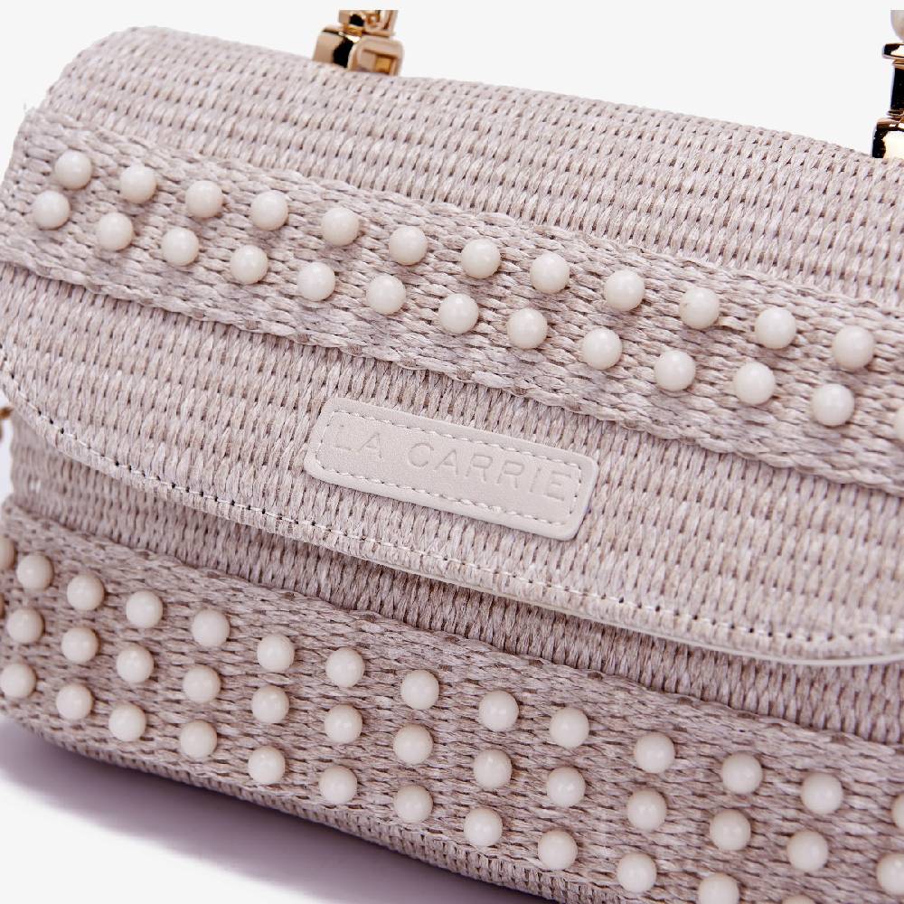 La Carrie BORSA A MANO MALIBU IVORY