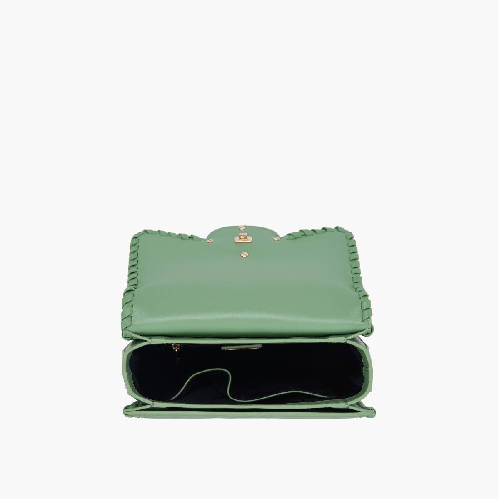 La Carrie BORSA A MANO MONOGRAM PISTACCHIO