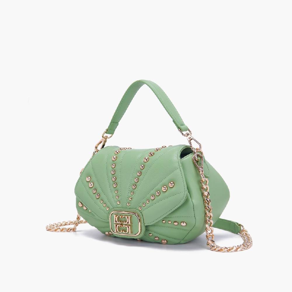 La Carrie BORSA A MANO OYSTER PISTACCHIO