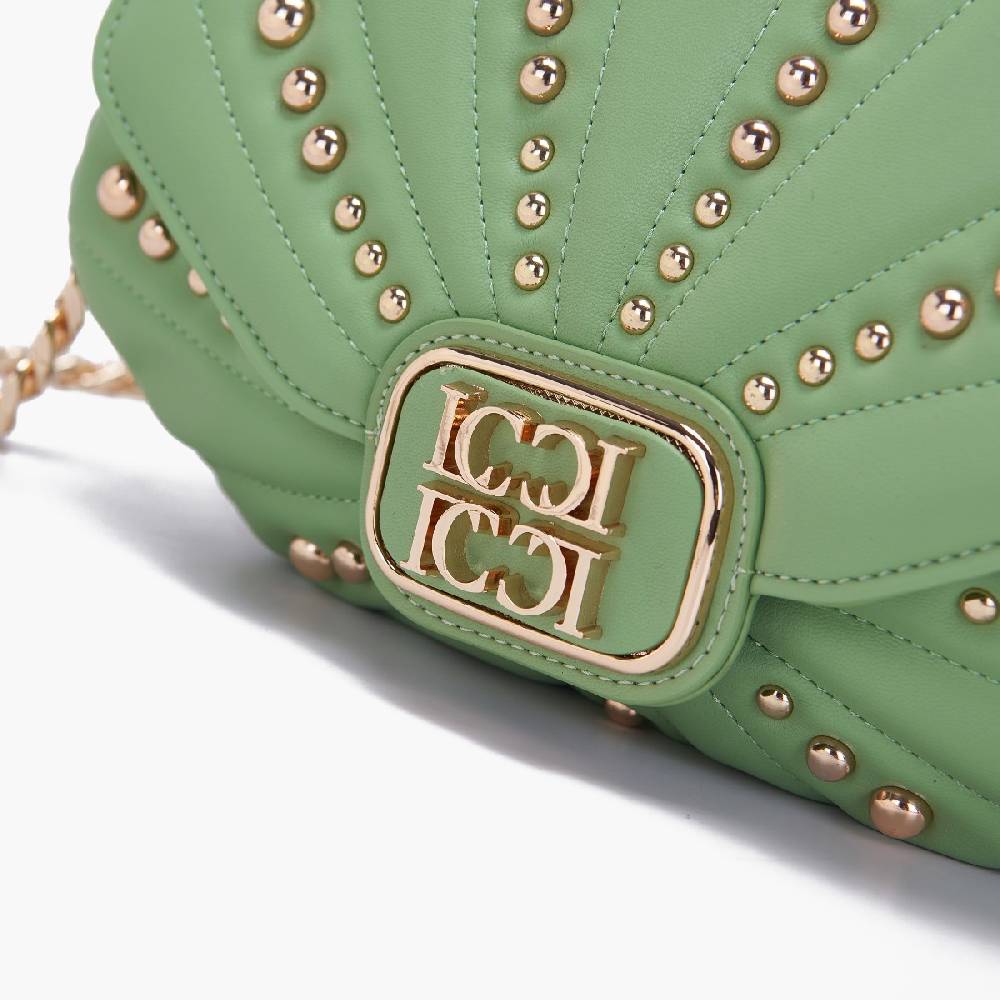 La Carrie BORSA A MANO OYSTER PISTACCHIO